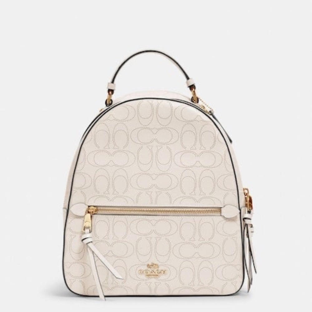 Coach leather backpack purse